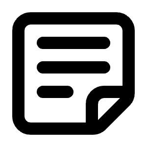 Note Text Line Icon from Majesticons Line Set