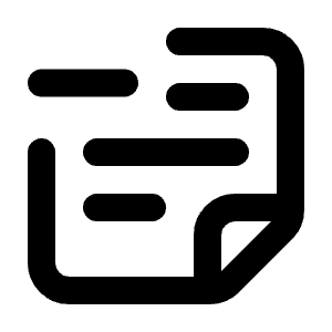Note Text Minus Line Icon from Majesticons Line Set