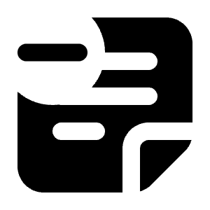Note Text Minus Icon from Majesticons Solid Set