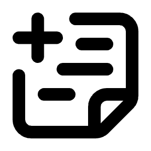 Note Text Plus Line Icon from Majesticons Line Set
