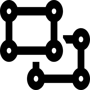 Object Ungroup Icon from Font Awesome Regular Set