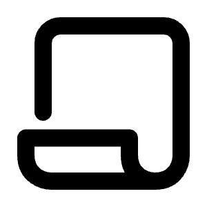 Paper Fold Line Icon from Majesticons Line Set
