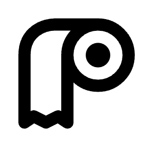 Paper Roll 2 Line Icon from Majesticons Line Set