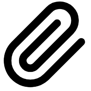 Paperclip Icon from Feather Set