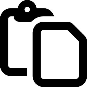 Paste Icon from Font Awesome Regular Set