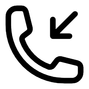 Phone Arrow Down Left Icon from Heroicons Outline Set