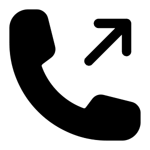 Phone Arrow Up Right Icon from Heroicons Solid Set