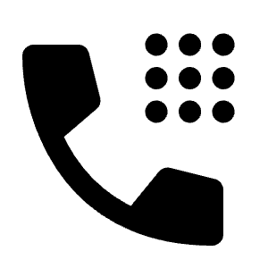 Phone Dial Icon from Majesticons Solid Set