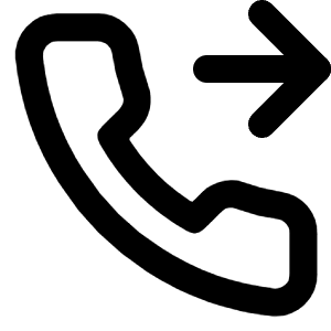 Phone Forwarded Icon from Feather Set