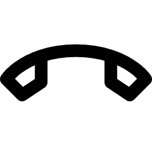 Phone Hangup Line Icon from Majesticons Line Set