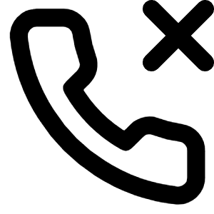 Phone Missed Icon from Feather Set