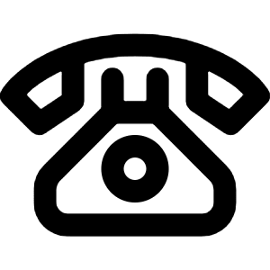 Phone Retro Line Icon from Majesticons Line Set