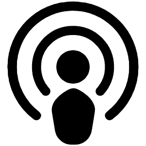 Podcast Icon from Iconoir Solid Set