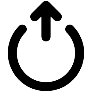 Power Icon from Unicons Line Set