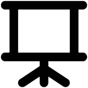 Presentation Icon from Unicons Line Set