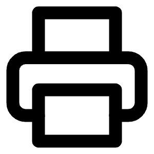 Printer Icon from Feather Set