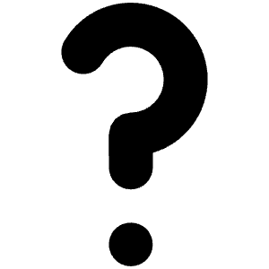 Question Icon from Unicons Line Set