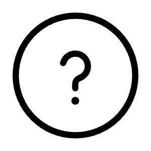 Question Circle Icon from Unicons Thinline Set