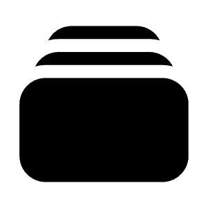 Rectangle Stack Icon from Heroicons Solid Set