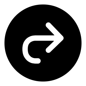 Redo Circle Icon from Iconoir Solid Set