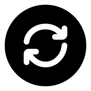 Refresh Circle Icon from Iconoir Solid Set