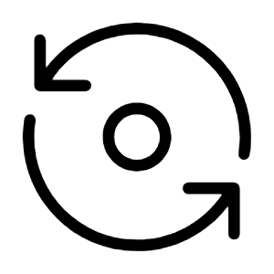 Refresh Icon from Unicons Thinline Set