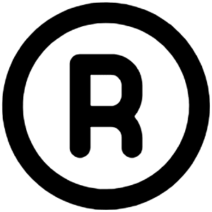 Registered Icon from Unicons Line Set