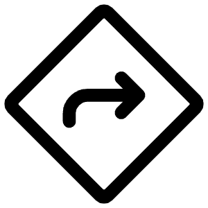 Rhombus Arrow Right Icon from Iconoir Regular Set