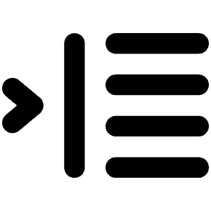 Right Indent Alt Icon from Unicons Line Set