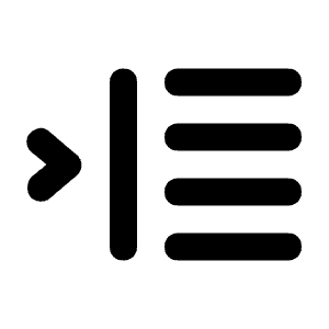 Right Indent Alt Icon from Unicons Solid Set
