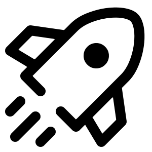 Rocket Icon from Radix Set