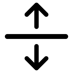 Row Spacing Icon from Radix Set