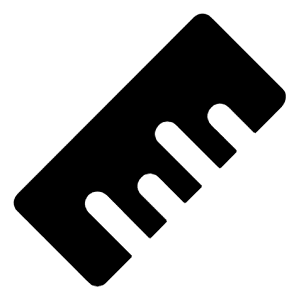 Ruler Icon from Unicons Solid Set