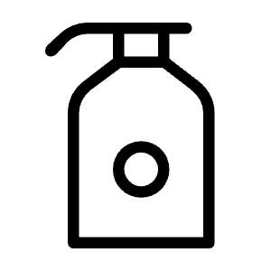 Sanitizer Icon from Unicons Thinline Set