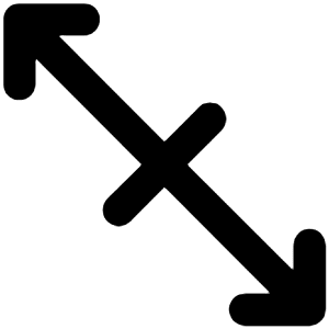 Scaling Left Icon from Unicons Line Set