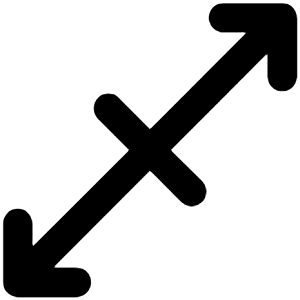 Scaling Right Icon from Unicons Line Set