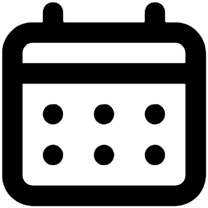 Schedule Icon from Unicons Line Set