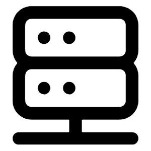 Server Connection Icon from Unicons Line Set