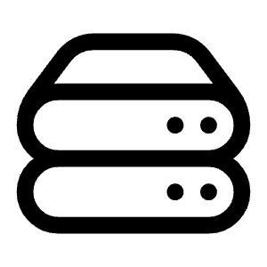 Server Stack Icon from Heroicons Outline Set