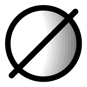 Shadow None Icon from Radix Set