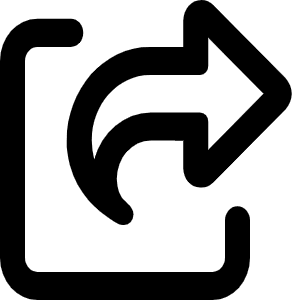 Share From Square Icon from Font Awesome Regular Set