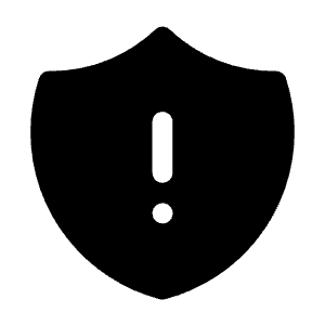 Shield Exclamation Icon from Heroicons Solid Set