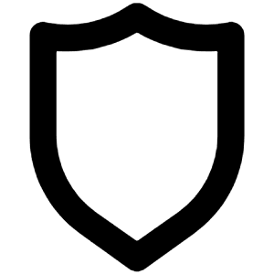 Shield Icon from Unicons Line Set