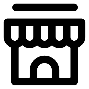 Shop Icon from Unicons Line Set
