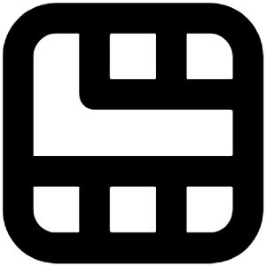 Sim Card Icon from Unicons Line Set