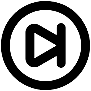Skip Forward Circle Icon from Unicons Line Set
