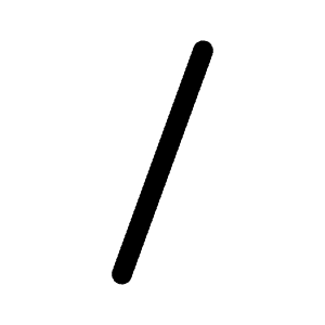 Slash Icon from Heroicons Outline Set