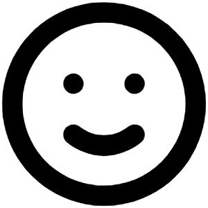 Smile Icon from Unicons Line Set