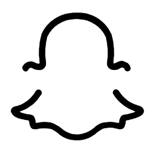 Snapchat Alt Icon from Unicons Thinline Set