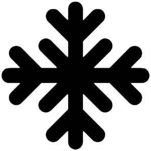 Snow Flake Icon from Unicons Line Set